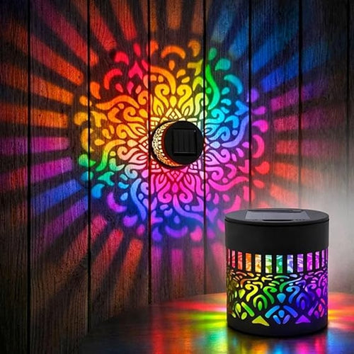 Mandala Güneş Enerjili Duvar Apliği